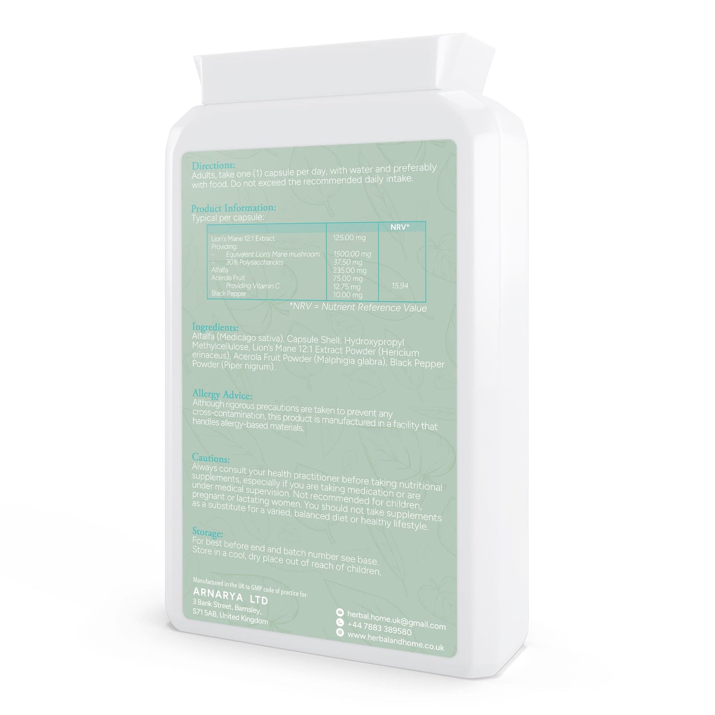 Shinee-Focus • Memory • Mental Clarity Powered by Lion’s Mane and adaptogens to help sharpen focus